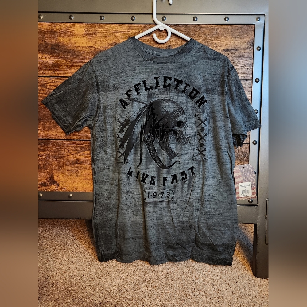Mens Affliction Medium New Tshirt
